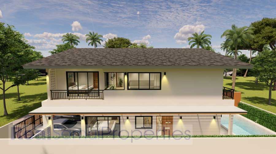 New Development of 3-Bed Duplex Pool Villas, Maenam